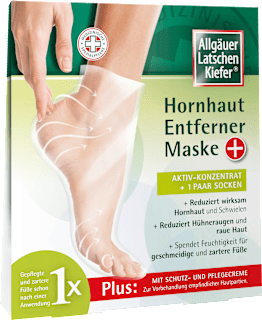 Allgäuer Latschenkiefer Hornhaut-Entferner-Maske plus Allgäuer LatschenKiefer