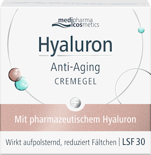 medipharma cosmetics Hyaluron Anti-Aging Cremegel LSF 30 medipharma cosmetics