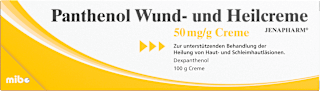 Panthenol Wund- und Heilcreme JENAPHARM 50mg/g Creme, Wirkstoff: Dexpanthenol JENAPHARM