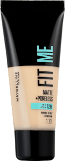 Make-up Fit me! Matte + Poreless - 100 Warm Ivory MAYBELLINE NEW YORK