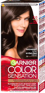 Farba na vlasy - 3.0 tmavá hnedá  GARNIER Color Sensation