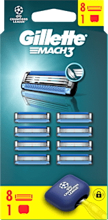 Náhradné holiace hlavice Mach3 Gillette