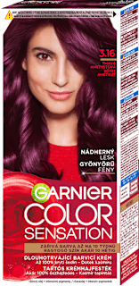 Farba na vlasy - 3.16 tmavá ametystová  GARNIER Color Sensation