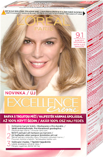 Farba na vlasy - 9.1 blond veľmi svetlá popolavá L'ORÉAL PARiS EXCELLENCE Creme