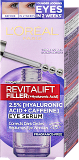 Očné sérum Revitalift Filler [+Hyaluronic Acid + Caffeine]  L'ORÉAL PARiS REVITALIFT
