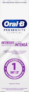 Pastă de dinți 3D White Clinical Albire Intensă Oral-B