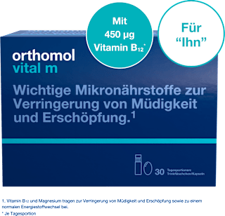 Orthomol Vital m Trinkfläschchen/Kapseln 30 St orthomol