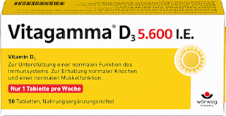 Vitagamma D3 5.600 I.E. Vitamin D3 Tabletten 50 St Vitagamma