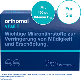 Orthomol Vital f Granulat/Tabletten/Kapseln Orange 15 St orthomol