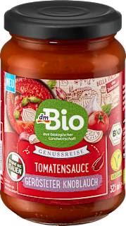Tomatensauce Gerösteter Knoblauch dmBio