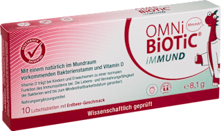 OMNi-BiOTiC iMMUND Erdbeergeschmack, Lutschtabletten 10 St OMNi BiOTiC