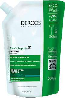 VICHY DERCOS Anti-Schuppen Intensiv-Shampoo normale-fettige Kopfhaut Nachfüller VICHY LABORATOIRES