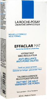 LA ROCHE-POSAY Effaclar Mat Feuchtigkeitspflege mattiert die Haut und verfeinert die Poren LA ROCHE-POSAY