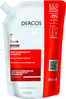 VICHY DERCOS Vital+ Anti-Haarverlust Shampoo mit Aminexil Nachfüller VICHY LABORATOIRES