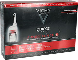 VICHY Aminexil Clinical 5 für Männer gegen Haarverlust 12 Monodosis, Ampullen VICHY LABORATOIRES
