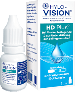 HYLO-VISION Befeuchtende & Schützende Augentropfen HD Plus HYLO