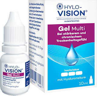 HYLO-VISION Befeuchtende & Schützende Augentropfen  Gel Multi HYLO-VISION
