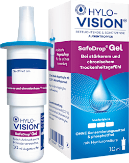 HYLO-VISION Befeuchtende & Schützende Augentropfen SafeDrop Gel  HYLO