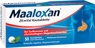MAALOXAN 25MVAL Kautabletten Maaloxan