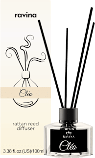 Dyfuzor zapachowy z patyczkami Cléo ravina