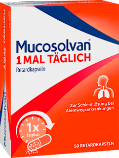 Mucosolvan 1MAL TÄGLICH Retardkapseln 75 mg Mucosolvan