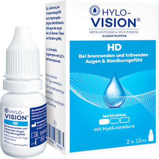 HYLO-VISION Befeuchtende & Schützende Augentropfen HD 2 x á 15 ml HYLO-VISION
