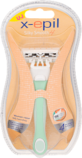 Cserélhető fejes női borotva Silky Smooth 4 pengés  X-Epil
