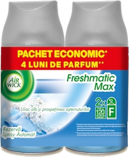 Pachet odorizant rezervă Cool  Linen 2x250ml AIRWICK
