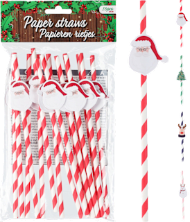 Cannucce di carta natalizie assort. KOOPMAN