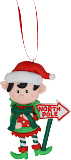 Pendente natalizio elfo assort. KOOPMAN