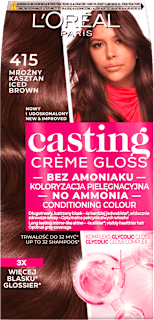 Farba do włosów 415 Mroźny kasztan L'ORÉAL PARiS CASTING Crème Gloss