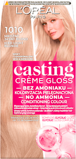 Farba do włosów bez amoniaku, 1010 Mroźny Jasny Blond L'ORÉAL PARiS CASTING Crème Gloss