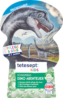 Schaumbad Pflege & Spaß Dino Abenteuer  tetesept: KIDS