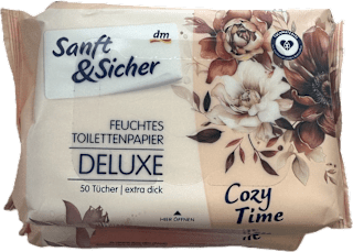 Vlažni toaletni papir Cozy Time, 2 x 50 kom. Sanft&Sicher