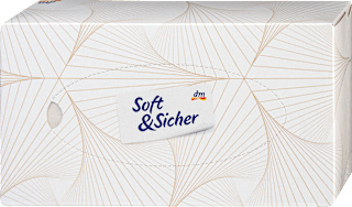 Fazzoletti a 4 veli nella box decorata, assort. Soft&Sicher