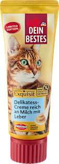 Dopunska hrana za mačke – mliječna krema s jetrom DEIN BESTES