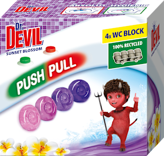 WC závěs bez košíku Sunset Blossom 4x20 g Dr.DEVIL