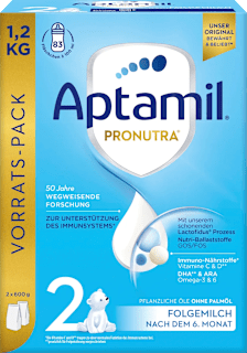 Prijelazna hrana za dojenčad od navršenih šest mjeseci Pronutra™ 2, 2 x 600 g Aptamil