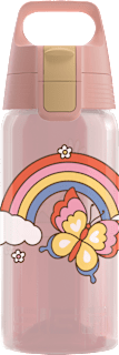 Trinkflasche Kinder Viva One Rainbow rosa, 500 ml  SIGG