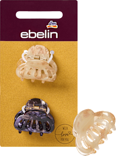 Haarklammern midi, beige/lila ebelin