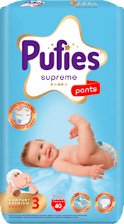 Гащички Supreme, размер 3 (6-11 kg) Pufies