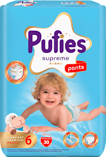 Гащички Supreme, размер 6 (15+ kg) Pufies