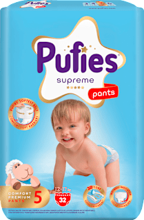 Гащички Supreme, размер 5 (12-17 kg) Pufies