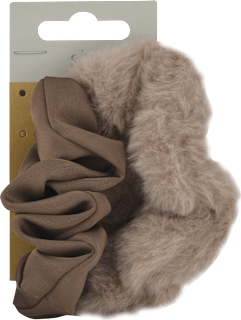 Gumičky do vlasov scrunchie - hnedé s-he stylecollection