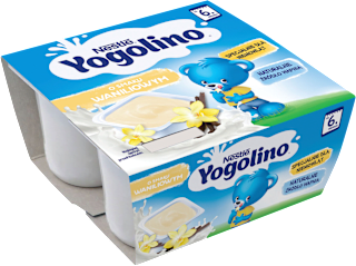 Deser mleczny waniliowy Yogolino, po 6 miesiącu (4x100g) Nestlé