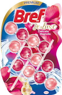 Tuhý WC blok DeLuxe Premium Delicate Magnolia Bref