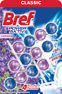 Tuhý WC blok Classic Power Aktiv Lavender Bref