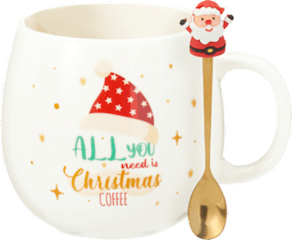 Set natalizio tazza con cucchiaino assort. KOOPMAN