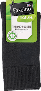 Socken mit wärmendem Vollfrottee schwarz Gr. 39-42 Fascino