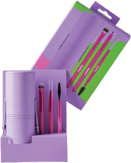 Set mini pensule și husă On The Go NOELLE